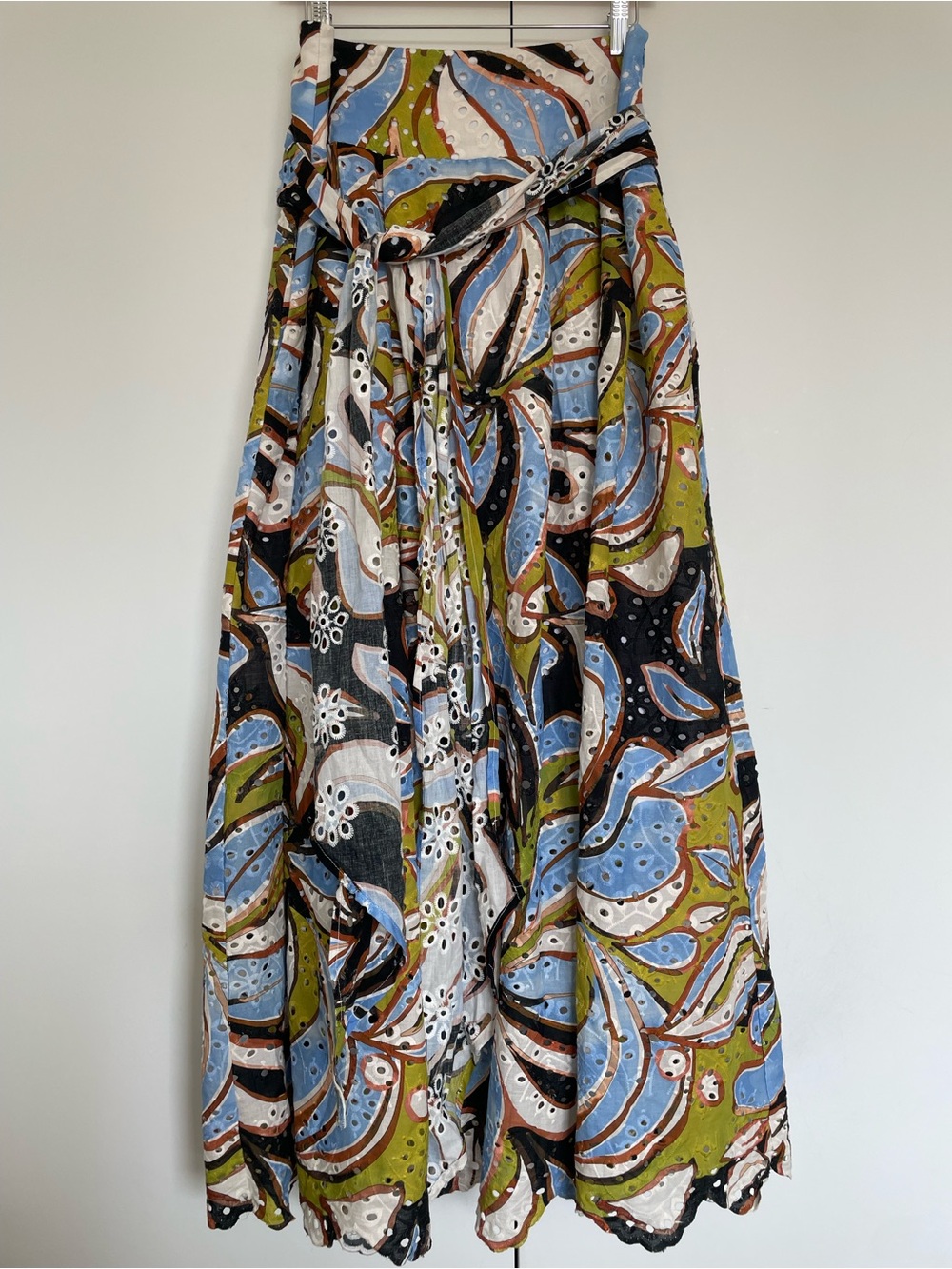 Made in Greece 100% Cotton Maxi Skirt with Pockets